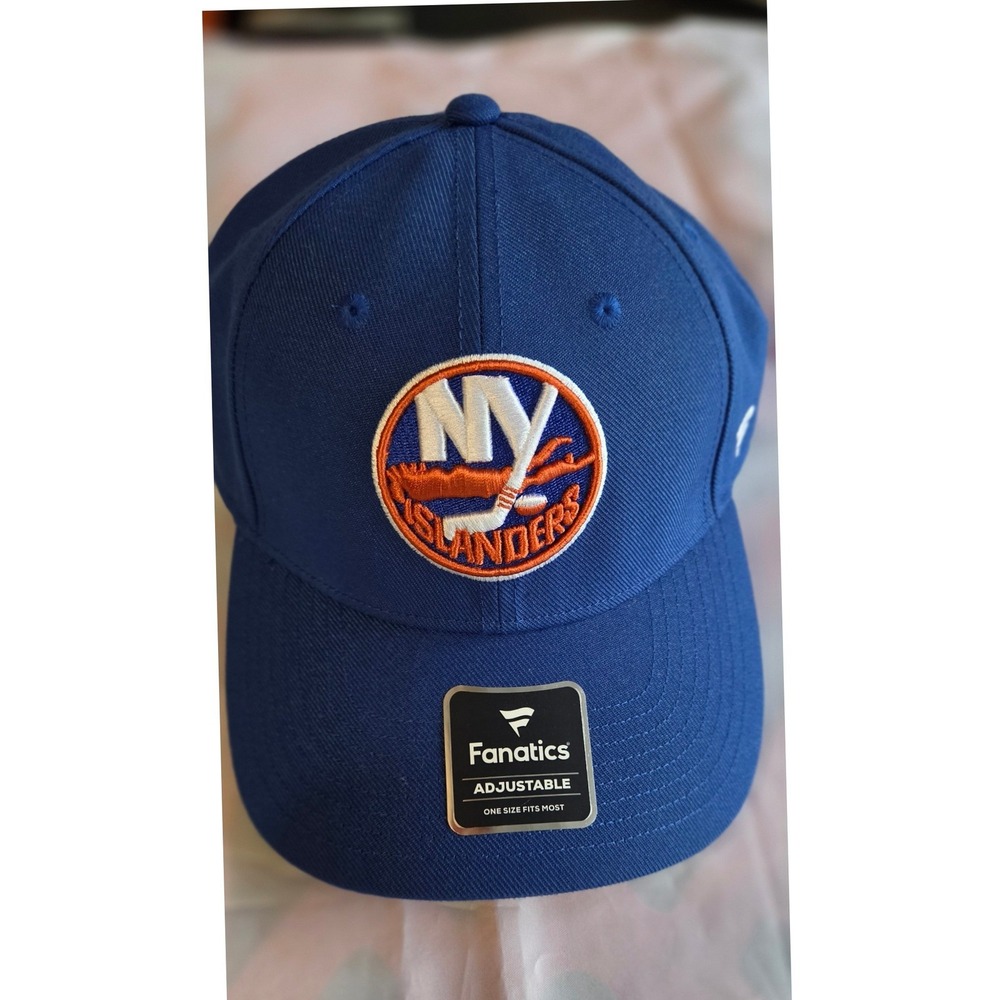 NEW Fanatics‎ Hat Men OS Blue New York Islanders NHL Adjustable Baseball Cap